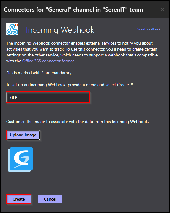setup webhook